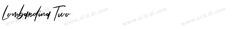 Lombardina Two字体转换